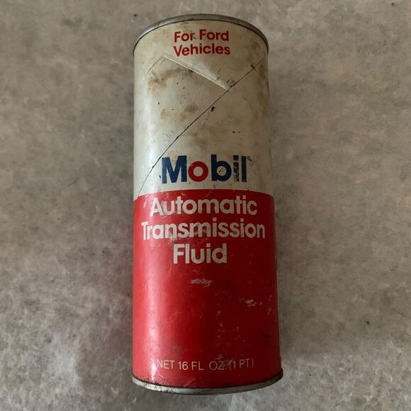 Vintage Mobil Automatic Transmission Fluid ATF 210 16oz - Picture 1 of 6